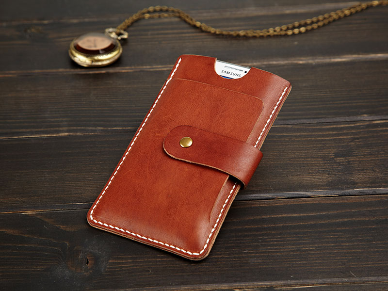 Wallet Case Designed for iPhone SE Genuine Leather