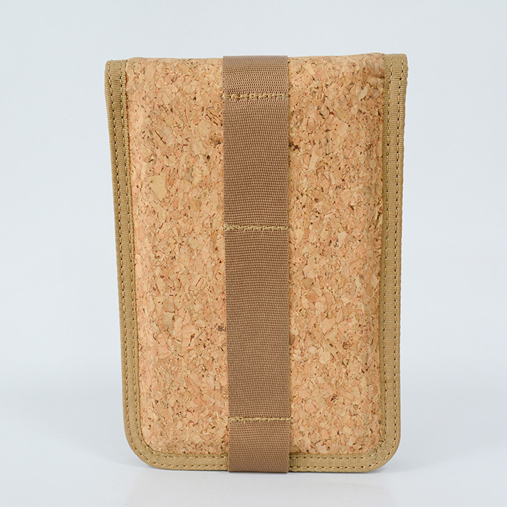 Vertical Cork Holster Pouch with Belt Loop