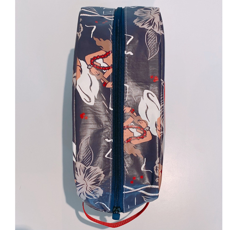 Bolsa de aseo ultraligera, Kit Dopp colgante para hombres y mujeres, bolsa de afeitar Tyvek resistente al agua con gran capacidad para viajes 