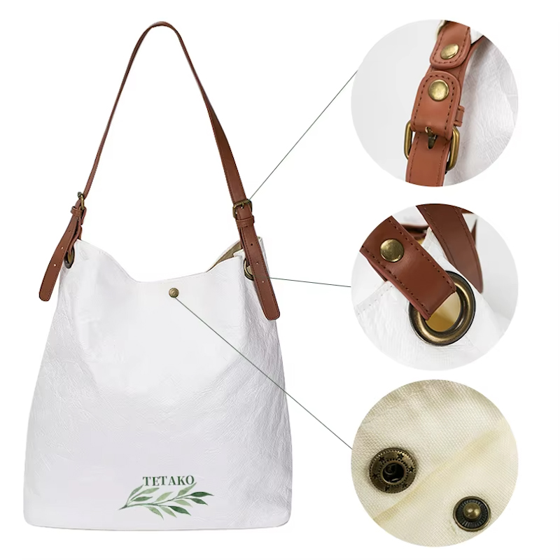 Bolsa de compras Tyvek® impermeable personalizada: reutilizable y ecológica